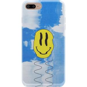 Casely iPhone 6/7/8 Plus Case | Something’s Fishy | Navy Blue & Yellow Fish Print | Classic Ultra Slim Design(On Cloud Nine | Glitch Smiley Face)