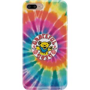 Casely iPhone 6/7/8 Plus Case | Something’s Fishy | Navy Blue & Yellow Fish Print | Classic Ultra Slim Design(On Tour | Grateful Dead Tie Dye Sticker)