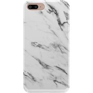 Casely iPhone 6/7/8 Plus Case | Something’s Fishy | Navy Blue & Yellow Fish Print | Classic Ultra Slim Design(Take Me for Granite | White Marble)