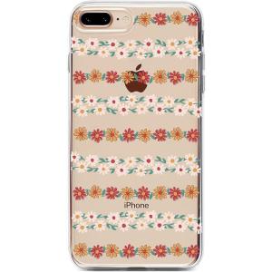 Casely iPhone 6/7/8 Plus Case | Something’s Fishy | Navy Blue & Yellow Fish Print | Classic Ultra Slim Design(Totally Rad | Daisy Print Floral)