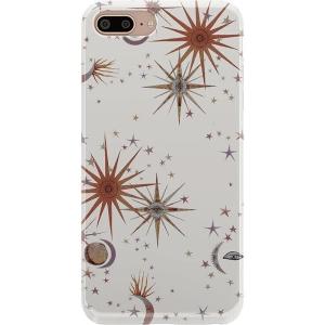 Casely iPhone 6/7/8 Plus Case | Something’s Fishy | Navy Blue & Yellow Fish Print | Classic Ultra Slim Design(What’s Your Sign? | Zodiac Stars)