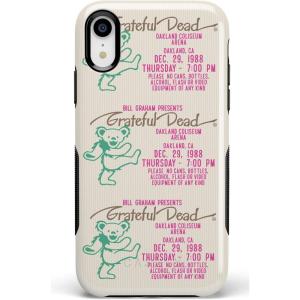 Casely iPhone XR Case | Goth Girlie | Black Bows | Essential Slim Dual-Layer Protective Design(Grateful Dead | Miracle Ticket | Vintage)