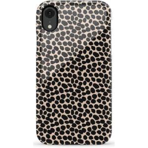 Casely iPhone XR Case | Goth Girlie | Black Bows | Essential Slim Dual-Layer Protective Design(Lost in Spots | Cheetah Print)