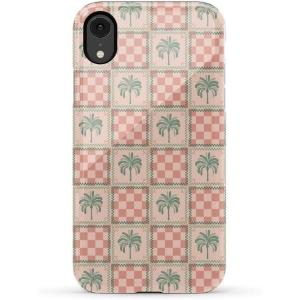 Casely iPhone XR Case | Goth Girlie | Black Bows | Essential Slim Dual-Layer Protective Design(The Social Club | Palm Beach)