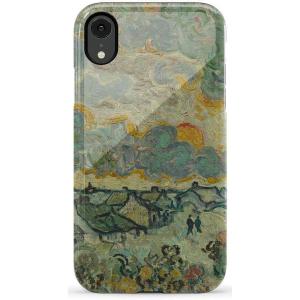 Casely iPhone XR Case | Goth Girlie | Black Bows | Essential Slim Dual-Layer Protective Design(Van Gogh | Reminiscence of Vincent)