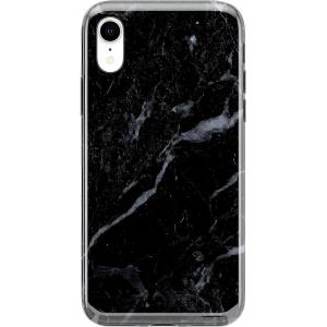 Casely iPhone XR Case | in Formation | Metallic Blue Camo | Classic Ultra Slim Design(Black Pearl Marble)