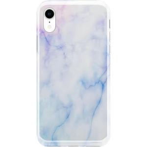 Casely iPhone XR Case | in Formation | Metallic Blue Camo | Classic Ultra Slim Design(Cotton Candy | Blue & Purple Marble)