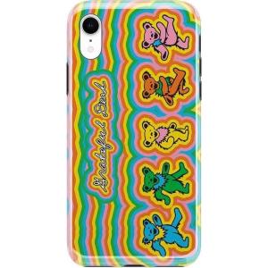 Casely iPhone XR Case | in Formation | Metallic Blue Camo | Classic Ultra Slim Design(In the Groove | Grateful Dead Dancing Bears)