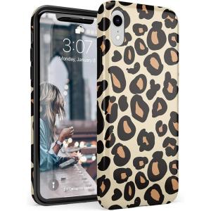 Casely iPhone XR Case | in Formation | Metallic Blue Camo | Classic Ultra Slim Design(Into the Wild | Leopard Print)