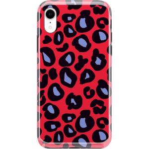 Casely iPhone XR Case | in Formation | Metallic Blue Camo | Classic Ultra Slim Design(Into the Wild | Red & Blue Leopard)