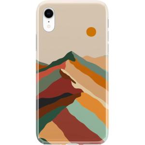 Casely iPhone XR Case | in Formation | Metallic Blue Camo | Classic Ultra Slim Design(Magic Mountain | Colorblock)
