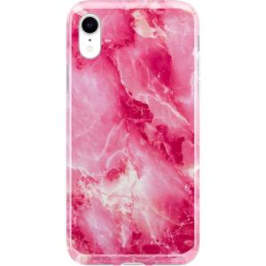 Casely iPhone XR Case | in Formation | Metallic Blue Camo | Classic Ultra Slim Design(Pretty in Pink | Hot Pink Marble)