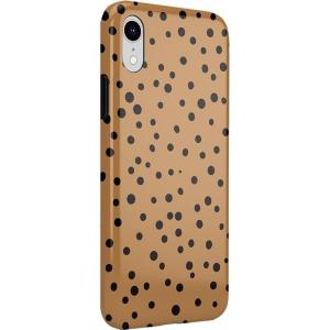 Casely iPhone XR Case | in Formation | Metallic Blue Camo | Classic Ultra Slim Design(Spot On | Dotted Animal)