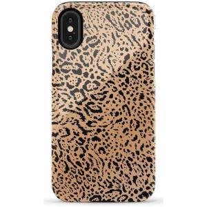 Casely iPhone X/XS Case | Cupid’s Canvas | Periwinkle Floral | Essential Slim Dual-Layer Protective Design(Born to Be Wild | Jaguar Print)
