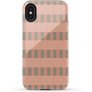 Casely iPhone X/XS Case | Cupid’s Canvas | Periwinkle Floral | Essential Slim Dual-Layer Protective Design(Grand Cabana | Palm Beach)
