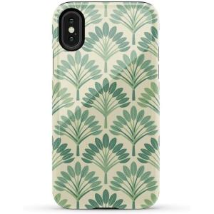 Casely iPhone X/XS Case | Cupid’s Canvas | Periwinkle Floral | Essential Slim Dual-Layer Protective Design(Palm Royale | Palm Beach)