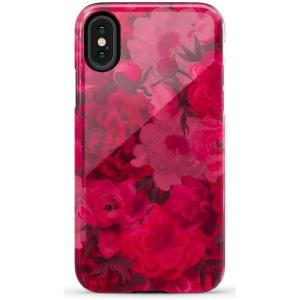 Casely iPhone X/XS Case | Cupid’s Canvas | Periwinkle Floral | Essential Slim Dual-Layer Protective Design(Romance Novel | Moody Floral)
