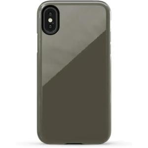 Casely iPhone X/XS Case | Cupid’s Canvas | Periwinkle Floral | Essential Slim Dual-Layer Protective Design(The Boyfriend Collection | Army Green)