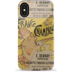 Casely iPhone X/XS Case | Cupid’s Canvas | Periwinkle Floral | Essential Slim Dual-Layer Protective Design(Van Gogh | French Bubbly)