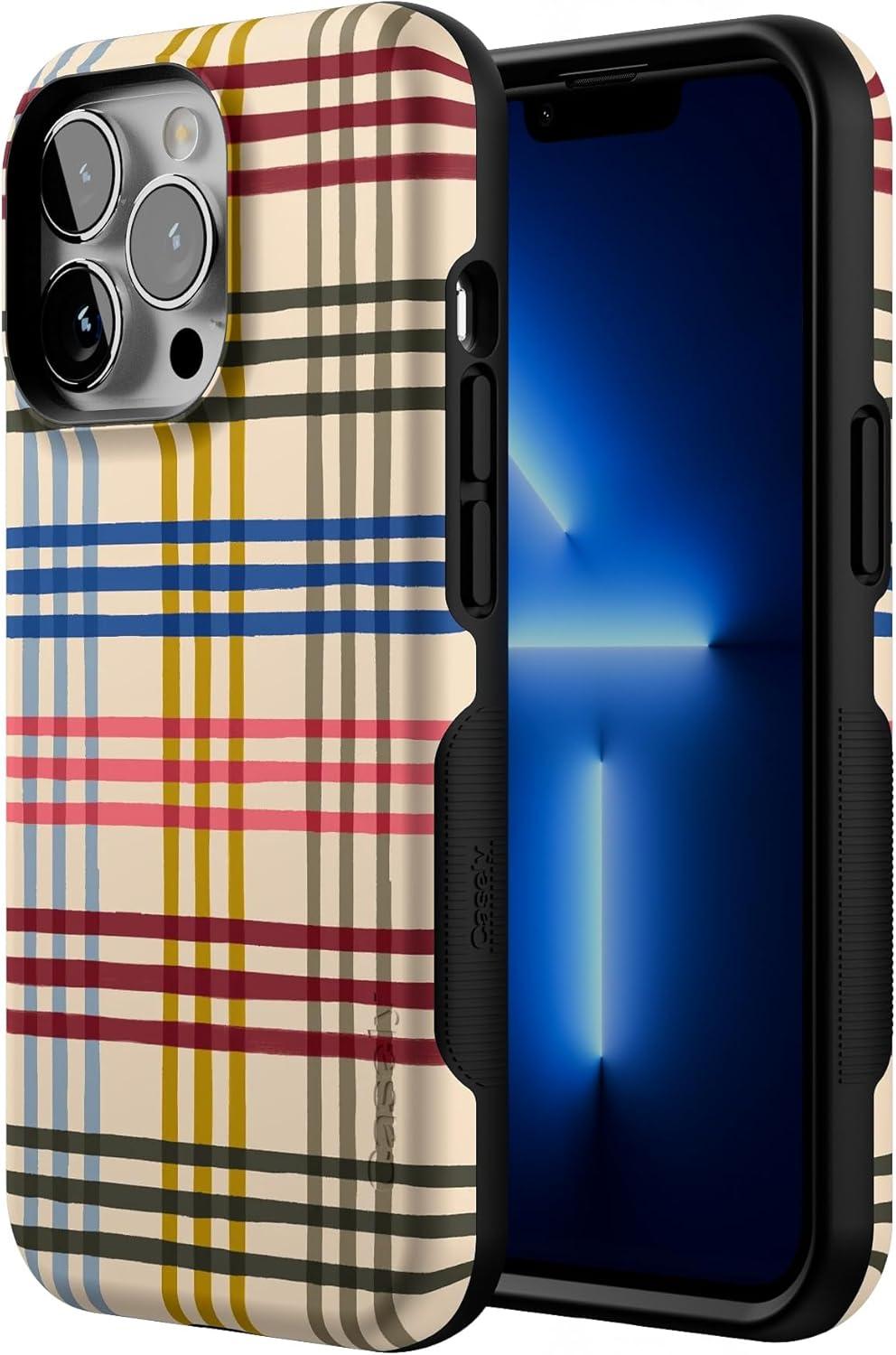 imageCasely iPhone 13 Pro Case Cheer Kitty and Vibe Holiday Bold Protective Design MagSafe Compatible Design