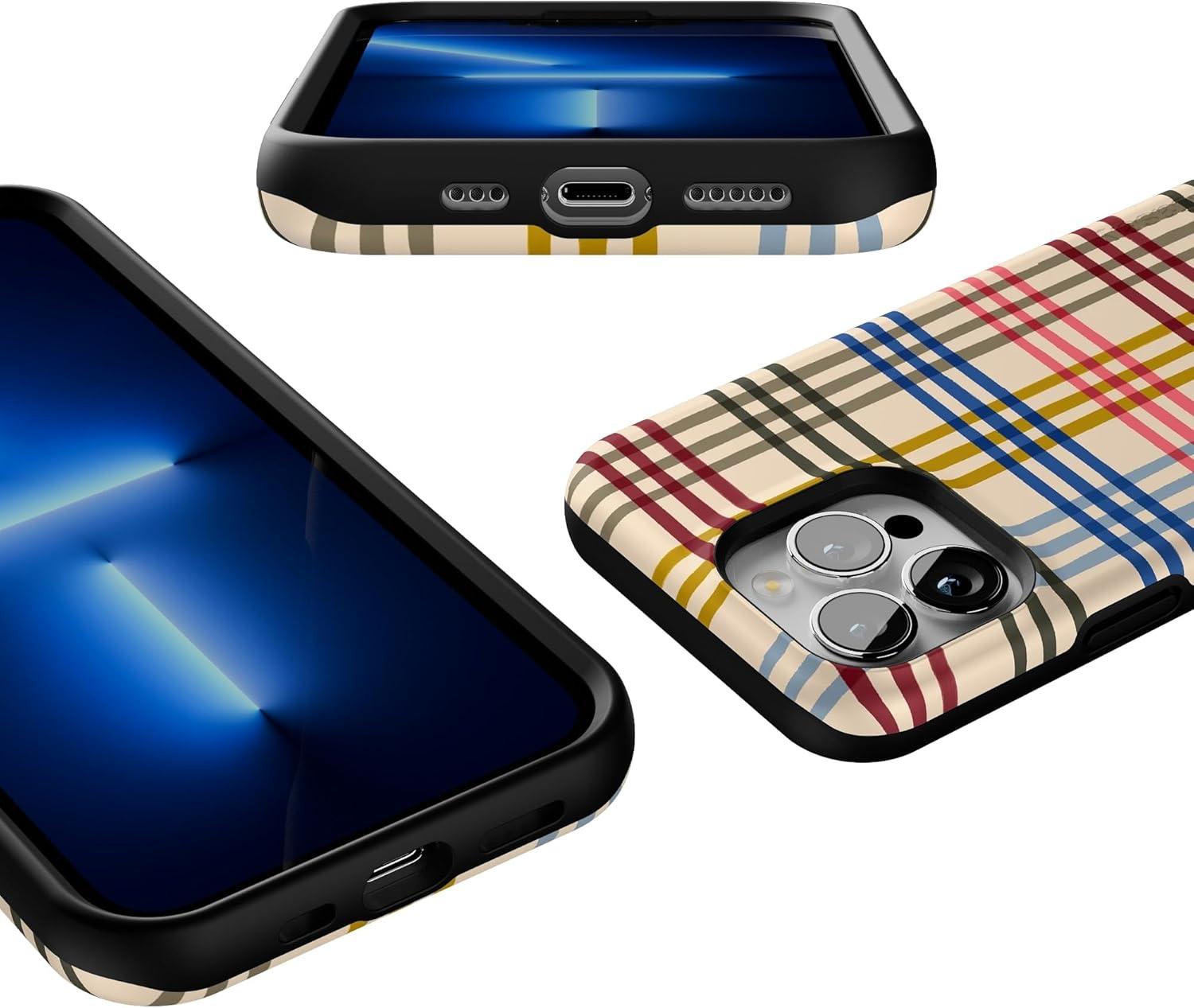 imageCasely iPhone 13 Pro Case Cheer Kitty and Vibe Holiday Bold Protective Design MagSafe Compatible Design