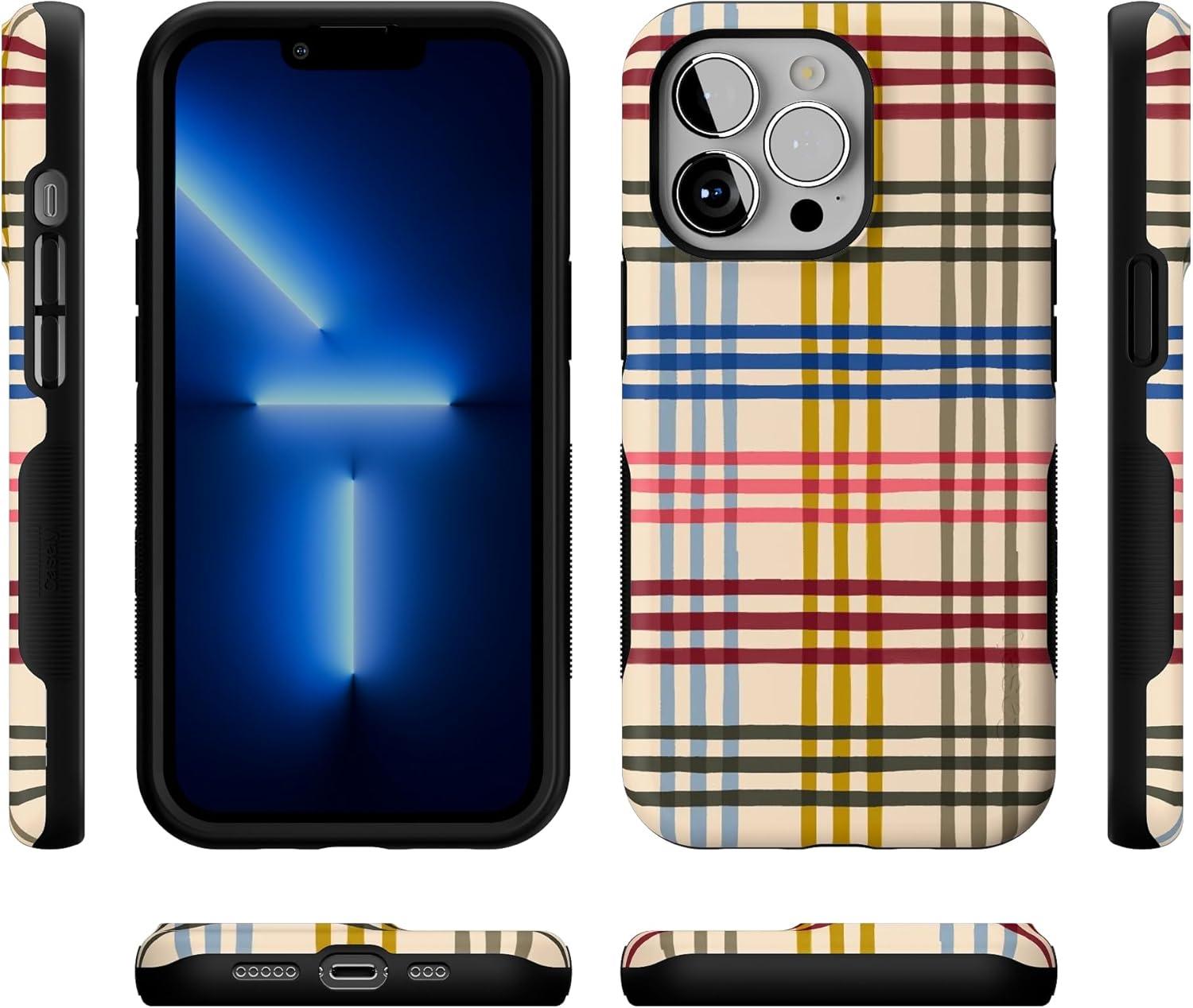 imageCasely iPhone 13 Pro Case Cheer Kitty and Vibe Holiday Bold Protective Design MagSafe Compatible Design