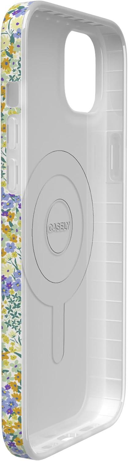 imageCasely iPhone 14 Case  Sage Garden  Green Floral  Compatible with MagSafe  Classic Ultra Slim DesignDream Garden  Cottagecore
