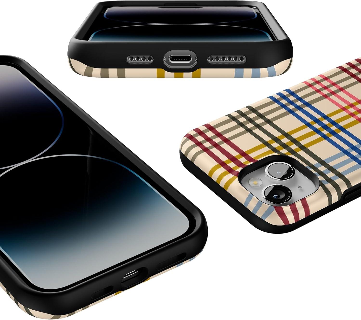 imageCasely iPhone 14 Plus Case Cheer Kitty and Vibe Holiday Bold Protective Design MagSafe Compatible Design