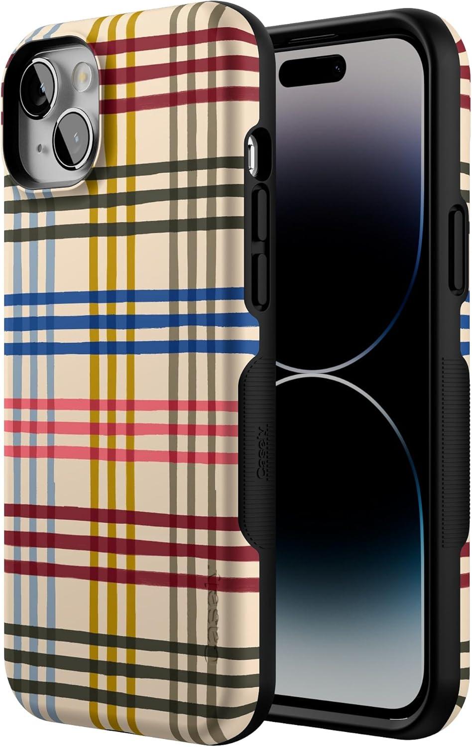 imageCasely iPhone 14 Plus Case Cheer Kitty and Vibe Holiday Bold Protective Design MagSafe Compatible Design