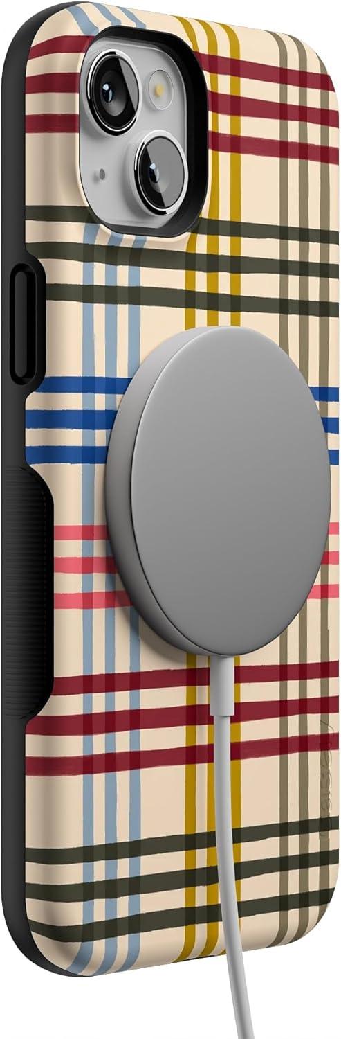 imageCasely iPhone 14 Plus Case Cheer Kitty and Vibe Holiday Bold Protective Design MagSafe Compatible Design