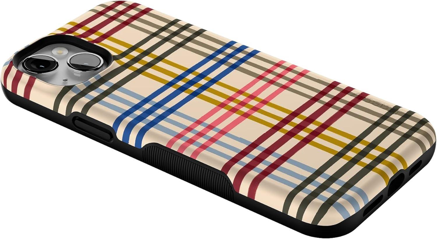 imageCasely iPhone 14 Plus Case Cheer Kitty and Vibe Holiday Bold Protective Design MagSafe Compatible Design