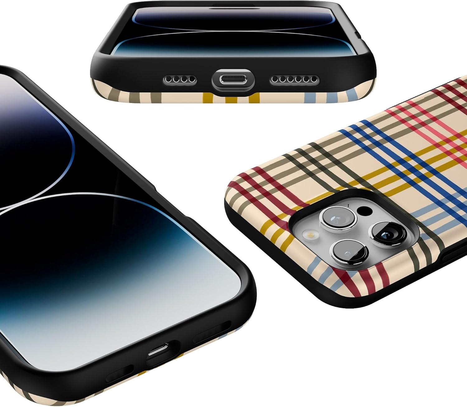 imageCasely iPhone 16 Pro Case Cheer Kitty and Vibe Holiday Bold Protective Design MagSafe Compatible Design