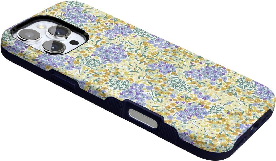 imageCasely iPhone 16 Pro Max Case  Painted Flowers  Frida Kahlo Floral  Bold Protective Design  Compatible with MagSafeDream Garden  Cottagecore