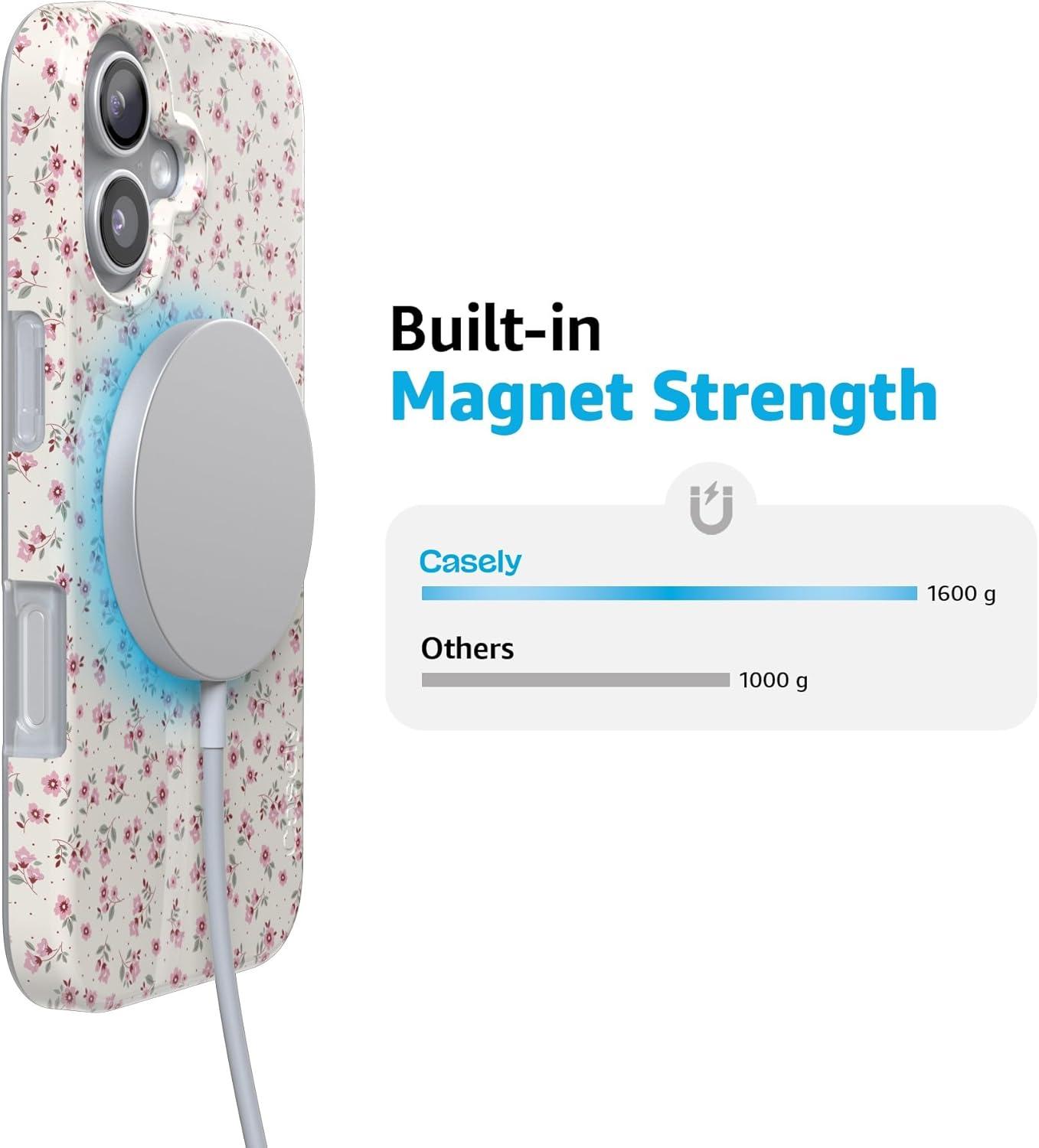 imageCasely iPhone 17 Case  Royal Flush  French Deck  Compatible with MagSafe  Classic Ultra Slim DesignCottage Charm  Cottagecore