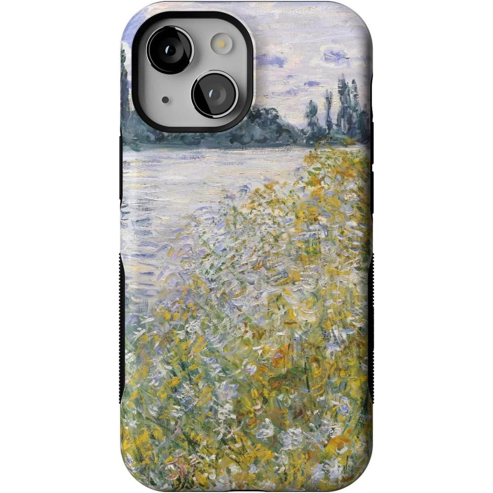 imageCasely iPhone 13 Mini Case  Not a Phase  Clear Flash Tattoo  Compatible with MagSafe  Classic Ultra Slim DesignMonets Summer Landscape  The Met Museum