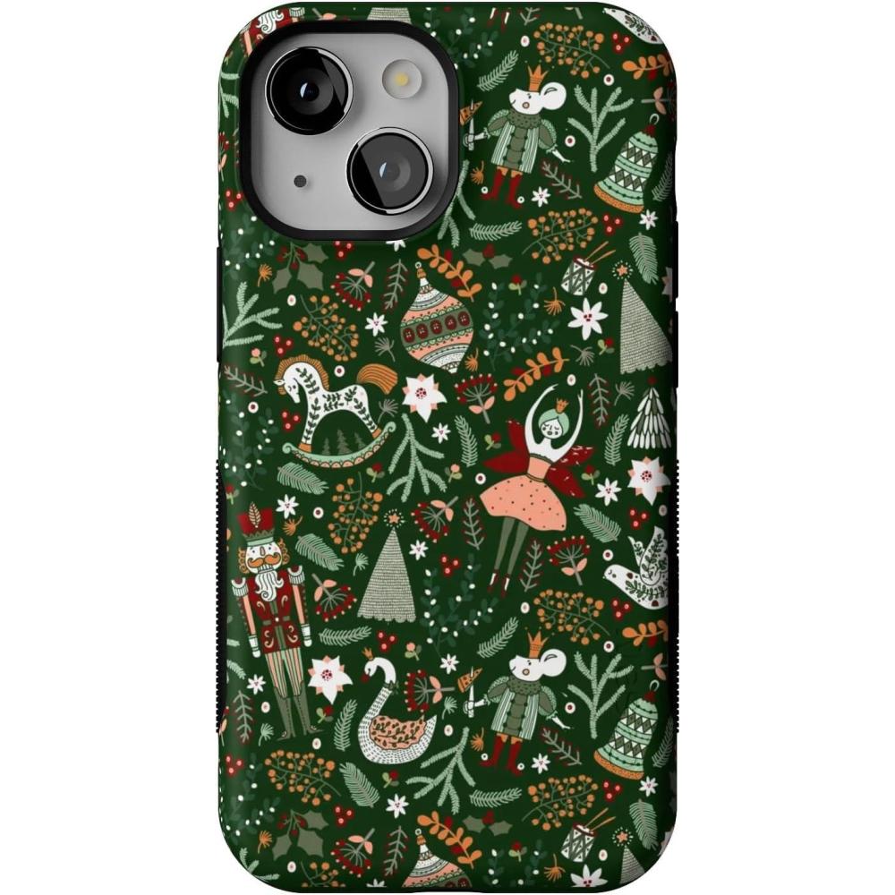 imageCasely iPhone 13 Mini Case  Sugar Plum Fairy  Winter Wonderland  Bold Protective Design  MagSafe Compatible Design