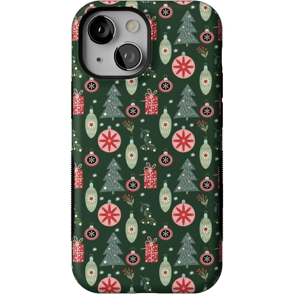 imageCasely iPhone 13 Mini Case  Tinsel Town  Christmas Ornament  Bold Protective Design  MagSafe Compatible Design