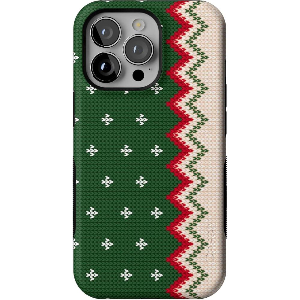 imageCasely iPhone 13 Pro Case  Grandpas Sweater  Holiday Knit  Bold Protective Design  MagSafe Compatible Design