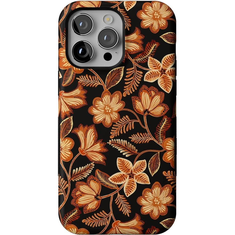 imageCasely iPhone 13 Pro Case  Maple Flowers  Floral Foliage  Bold Protective Design  MagSafe Compatible Design