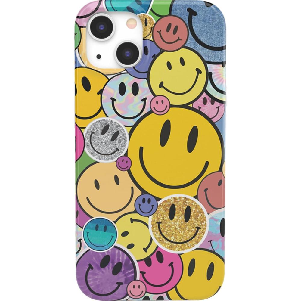 imageCasely iPhone 14 Case  All Smiles  Smiley Face Sticker  Compatible with MagSafe  Classic Ultra Slim DesignAll Smiles  Smiley Face Sticker