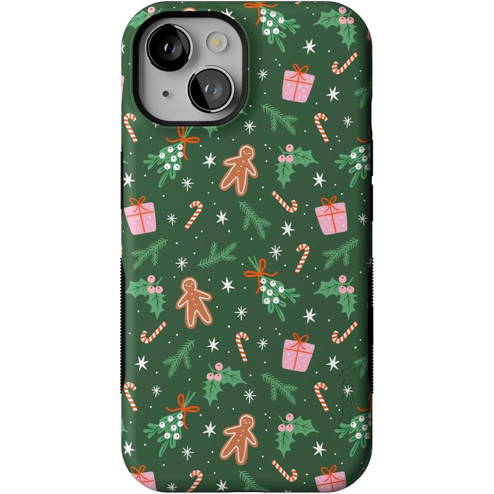 imageCasely iPhone 14 Case  Everything Nice  Gingerbread  Bold Protective Design  MagSafe Compatible Design