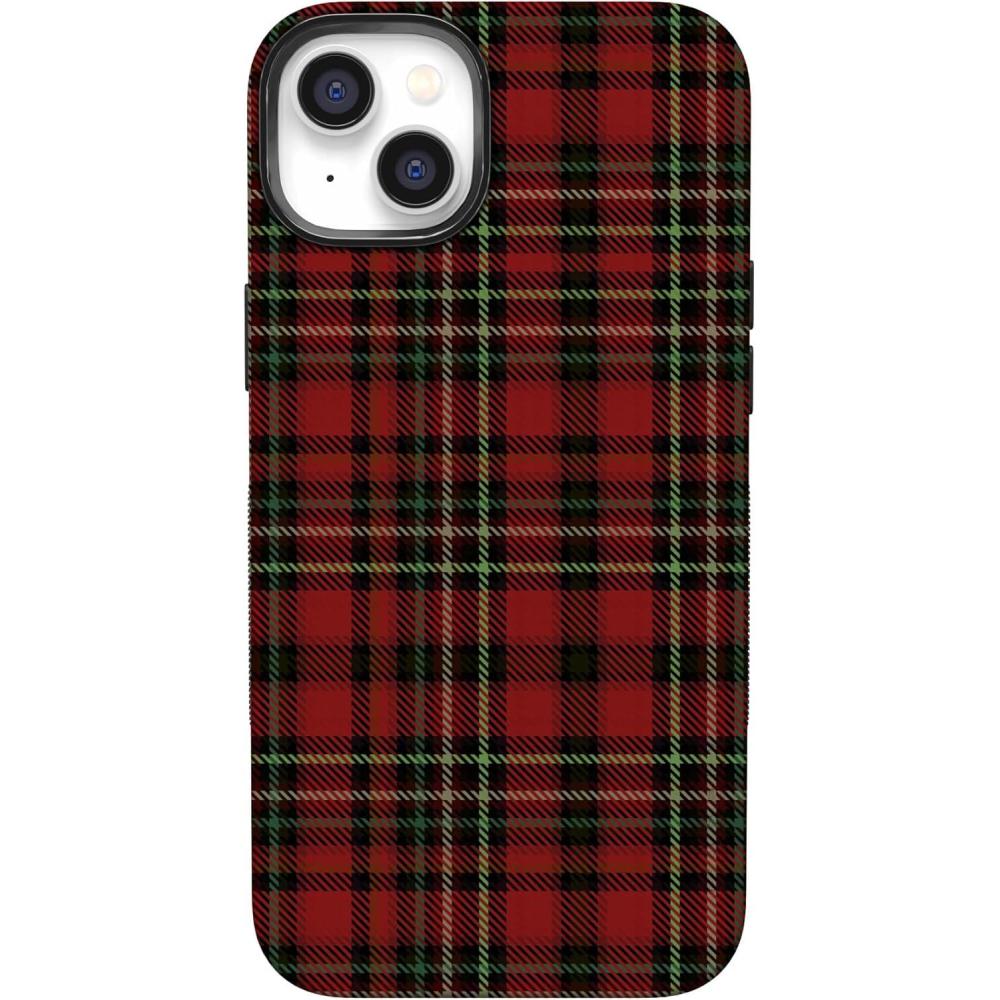 imageCasely iPhone 14 Case  Fireside Flannel  Signature Plaid  Bold Protective Design  MagSafe Compatible Design