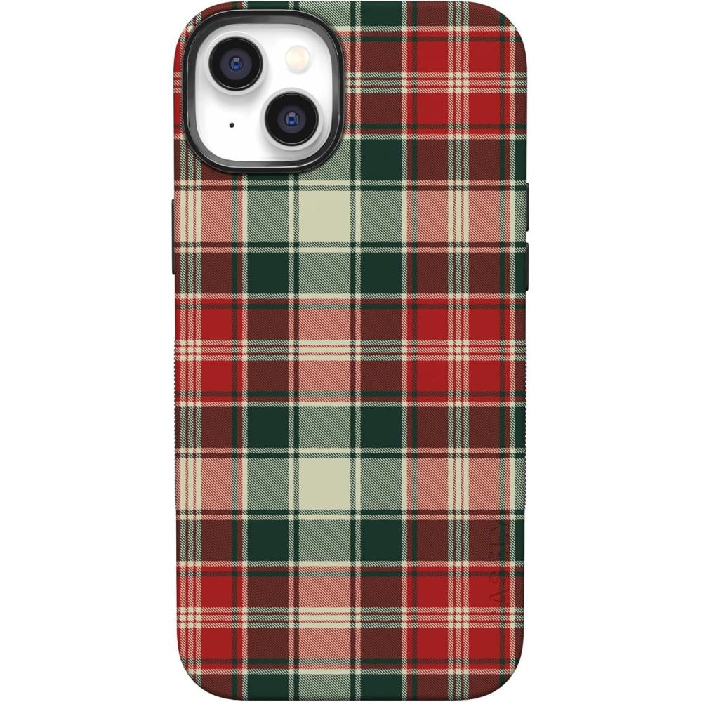 imageCasely iPhone 14 Case  Plaid amp Proper  Signature Plaid  Bold Protective Design  MagSafe Compatible Design