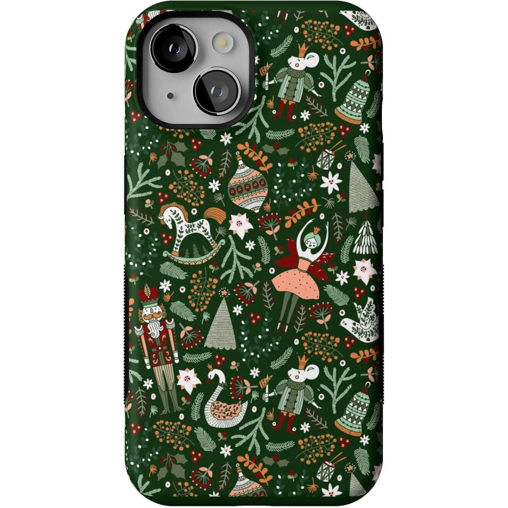 imageCasely iPhone 14 Case  Sugar Plum Fairy  Winter Wonderland  Bold Protective Design  MagSafe Compatible Design