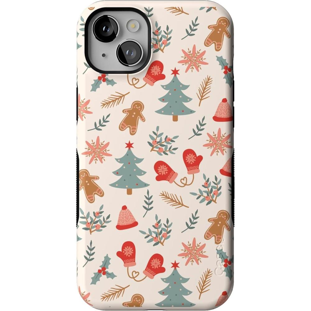 imageCasely iPhone 14 Plus Case Sugar and Spice Holiday Cookie Bold Protective Design MagSafe Compatible Design