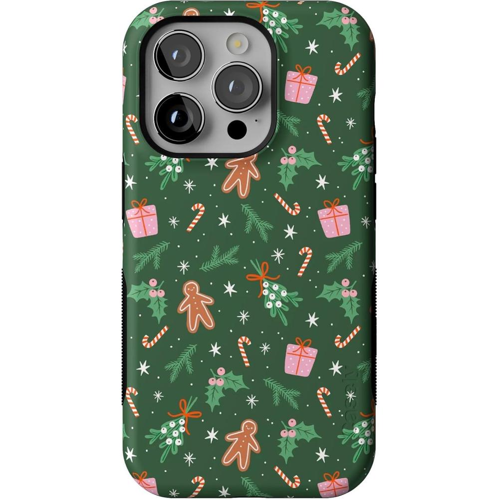 imageCasely iPhone 14 Pro Case  Everything Nice  Gingerbread  Bold Protective Design  MagSafe Compatible Design