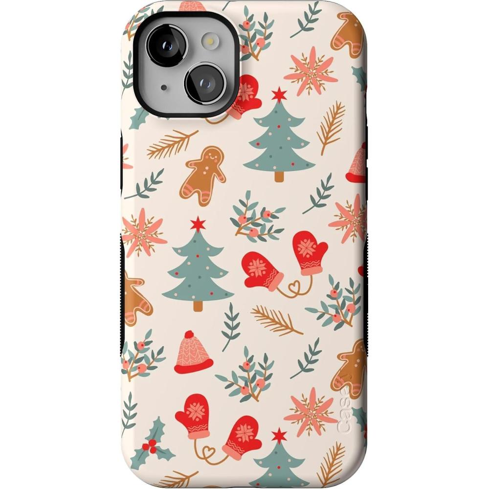 imageCasely iPhone 15 Case  Sugar and Spice  Holiday Cookie  Bold Protective Design  MagSafe Compatible Design