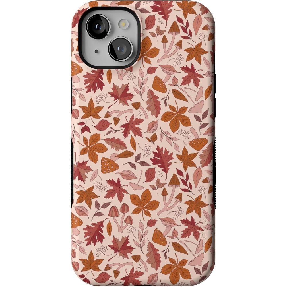 imageCasely iPhone 15 Plus Case  Cant Help Falling  Autumn Leaves  Bold Protective Design  MagSafe Compatible Design