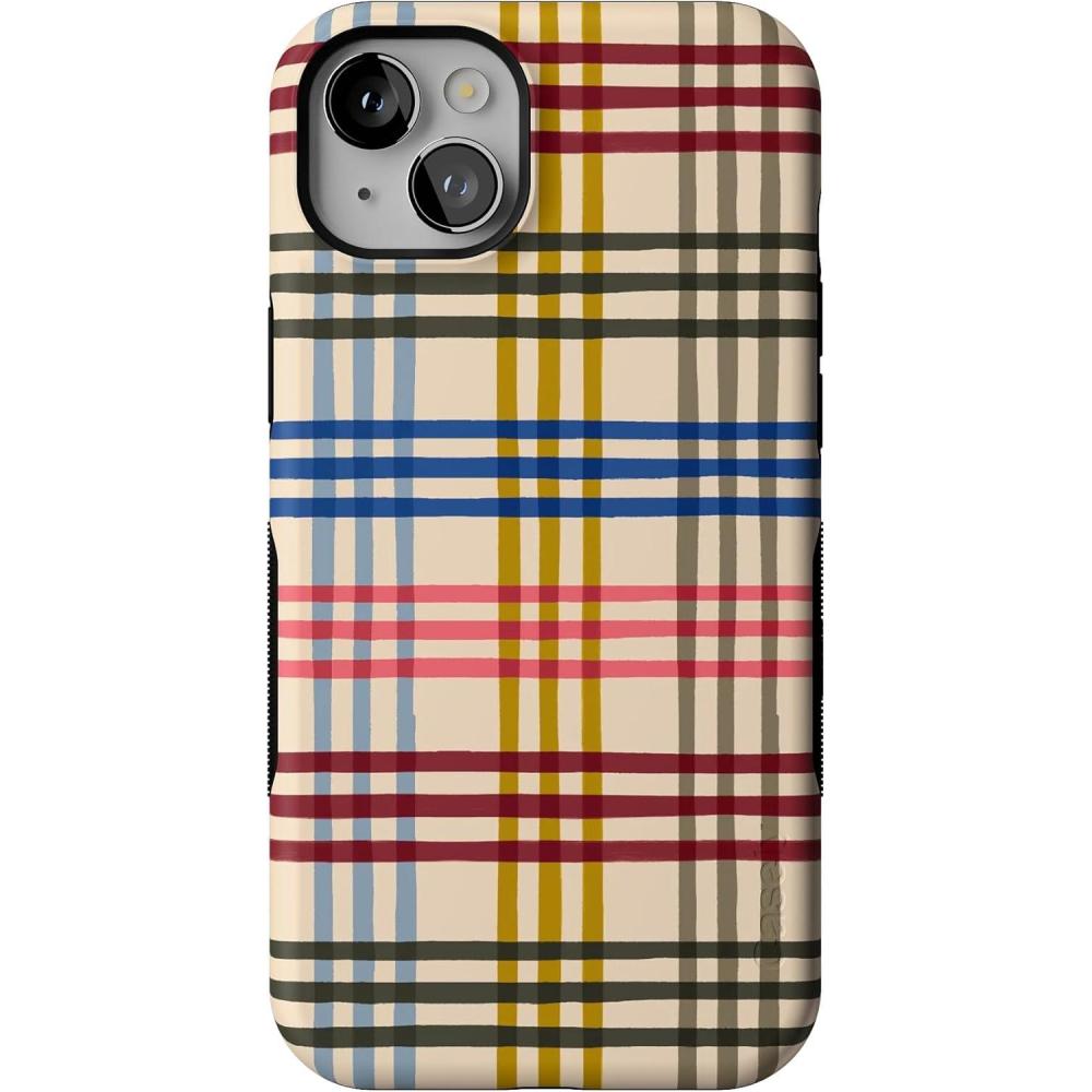 imageCasely iPhone 15 Plus Case  Cheer  Kitty and Vibe Holiday  Bold Protective Design  MagSafe Compatible Design