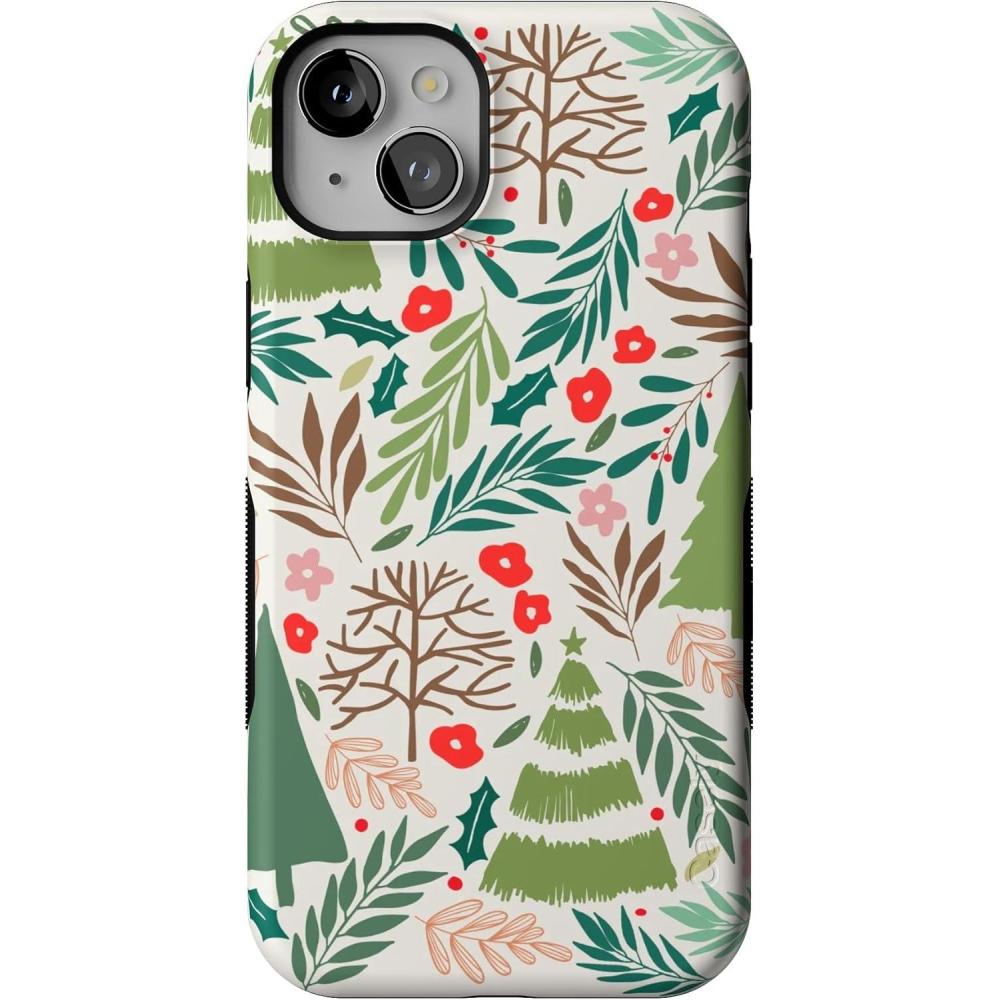 imageCasely iPhone 15 Plus Case  Under The Mistletoe  Holiday  Bold Protective Design  MagSafe Compatible Design